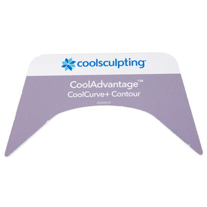 Zeltiq CoolSculpting CoolAdvantage CoolCurve+ Contour Template Card 204089-B