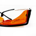 LaserScope Uvex DioLite Orange OD5 @ 532nm Safety Glasses Laser Operator Eyewear