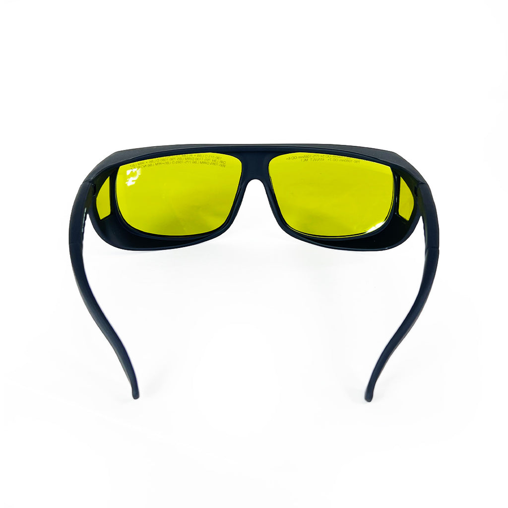 Clear + Brilliant Pelo Laser Operator Eyewear Safety Glasses NoIR Yellow/Green Protective