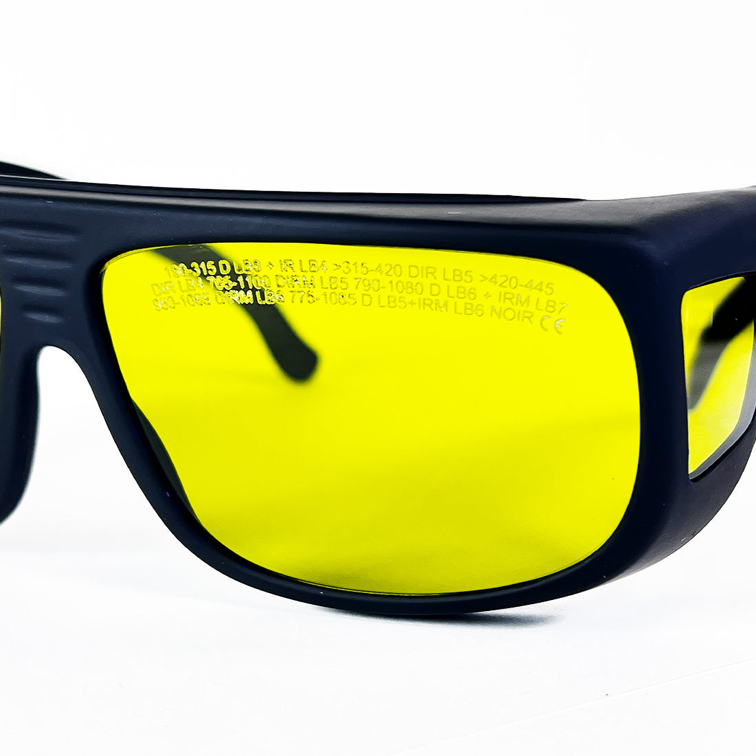 Clear + Brilliant Pelo Laser Operator Eyewear Safety Glasses NoIR Yellow/Green Protective