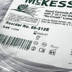 McKesson Nasal Cannula Adult Straight Tip 7' Oxygen Tubing 86-312E x4 pcs