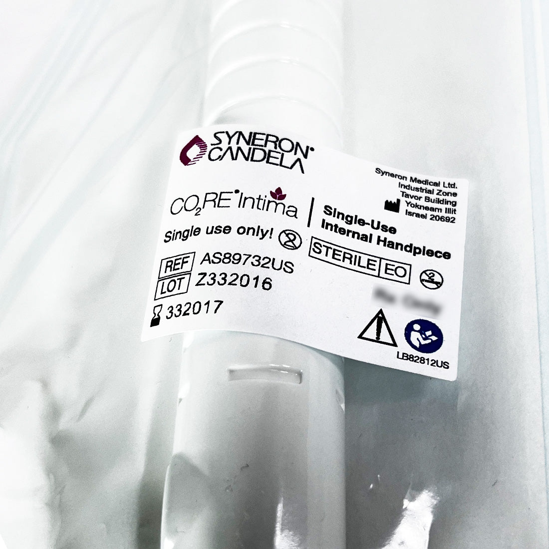 Syneron Candela CO2RE Intima Sterile Disposable INTERNAL Handpieces AS89732US x2
