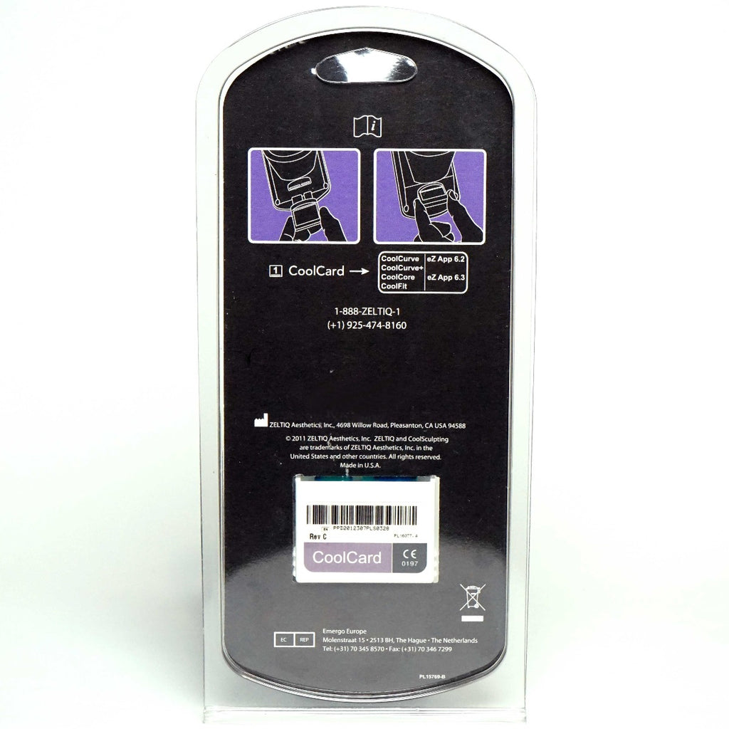 Zeltiq CoolSculpting CoolCard BRZ-CD4-06X-024 Purple Cool Card 17 Cycles Left