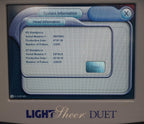 2010 Lumenis LightSheer Duet Laser ET HS 9x9mm 22x35mm Hair Removal Light Sheer