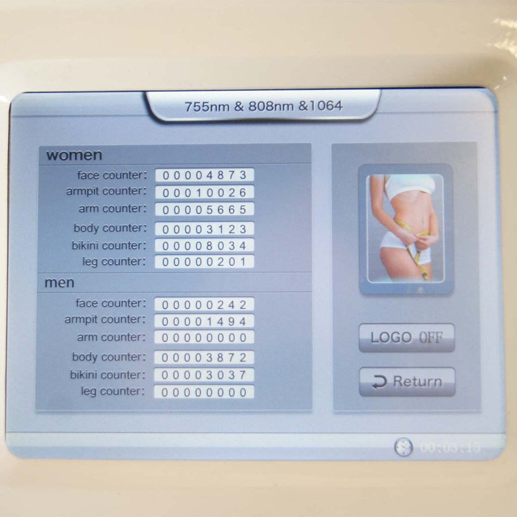 ADSS 755nm 808nm 1064nm Diode Laser Therapy Machine Hair Removal FG2000