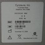 2008 Cynosure Cynergy MPX Laser Nd YAG 585 1064 nm Pulsed Dye Vascular Lesions