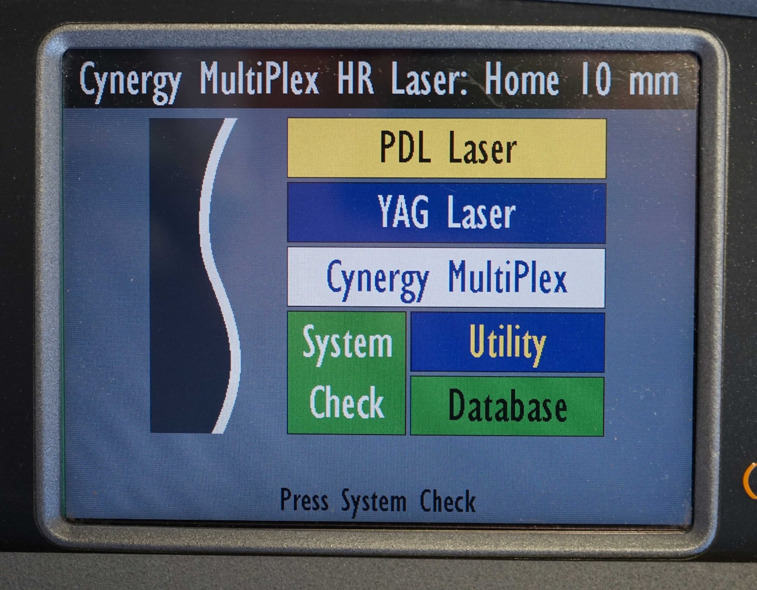 2008 Cynosure Cynergy MPX Laser Nd YAG 585 1064 nm Pulsed Dye Vascular Lesions