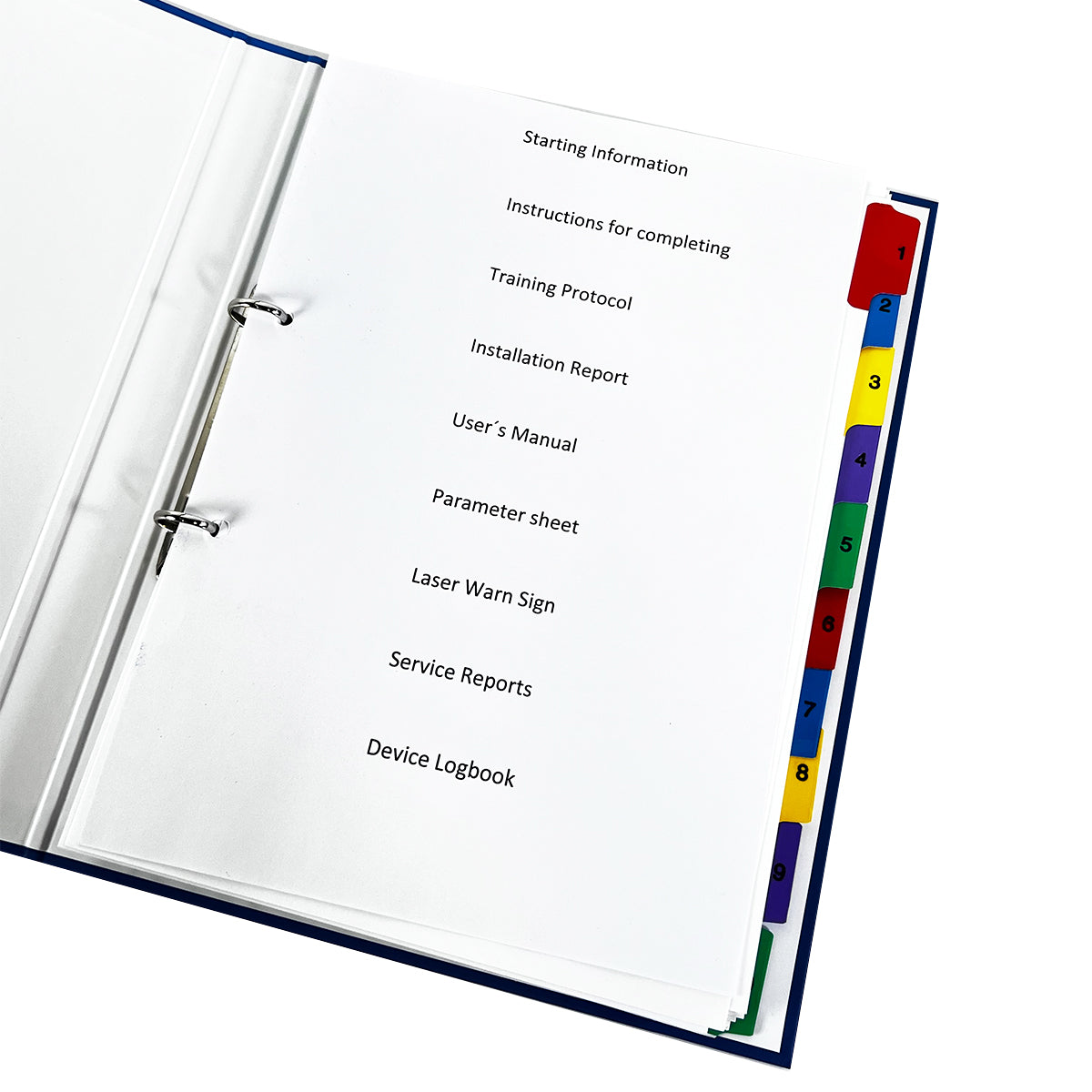 Asclepion QuadroStarPro Laser Operators Manual User Guide Settings Parameters