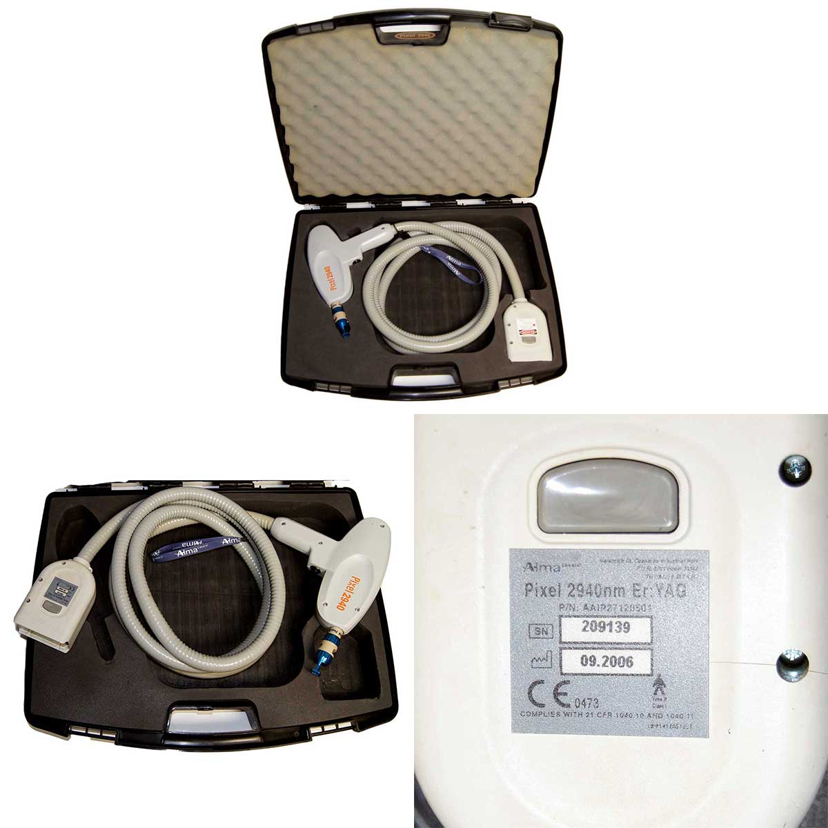 2006 Orion Alma Harmony Pixel 2940 Er:YAG Erbium Fractional Laser Handpiece