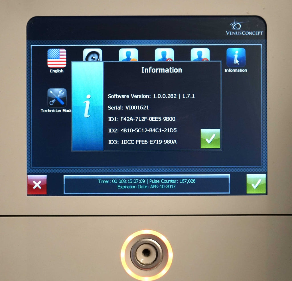 Venus Concepts Viva Fractional RF Skin Resurfacing Scars Wrinkles VenusConcept