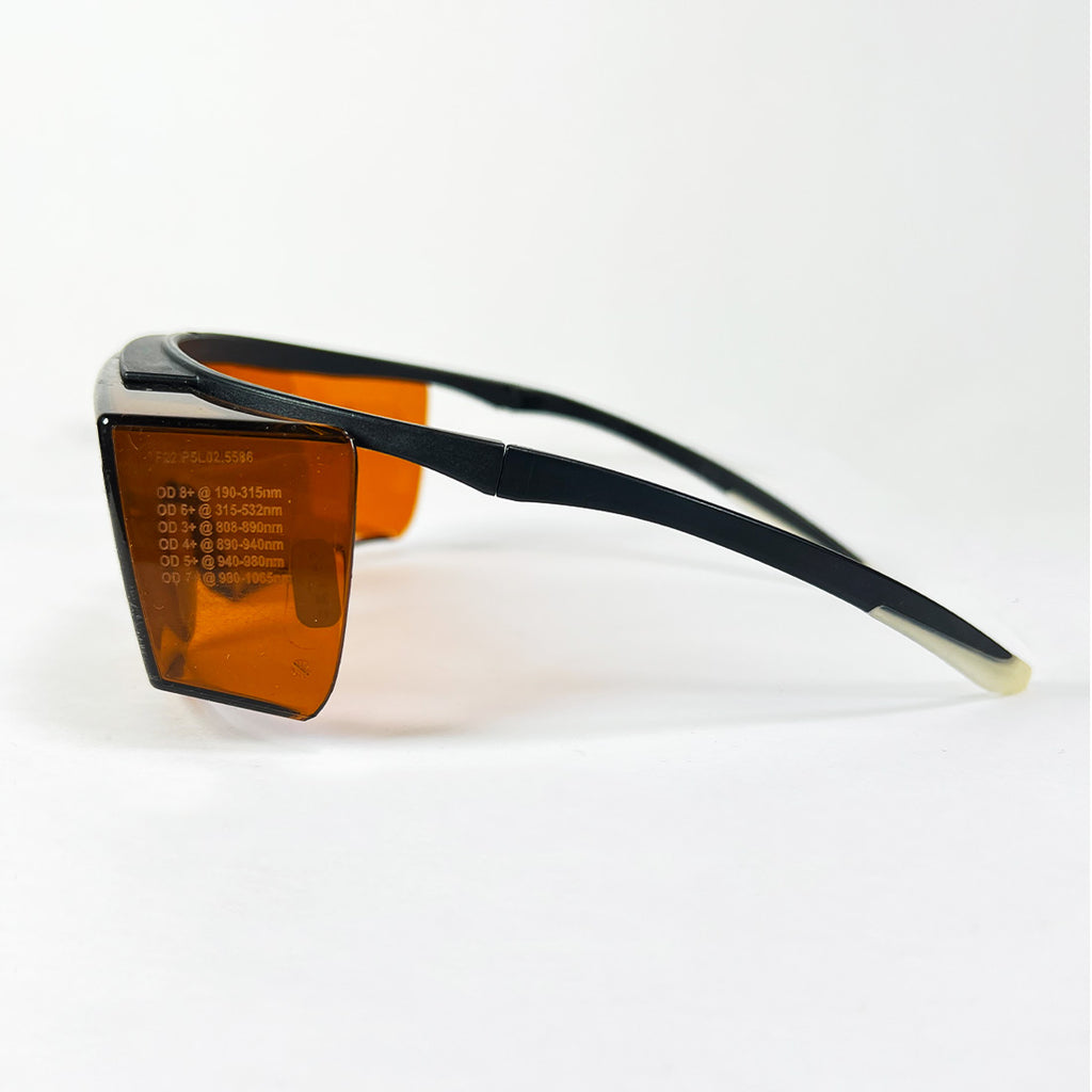 Clarion Laser Orange Safety Eyewear Glasses OD 6+ @ 532 nm Operator Protection