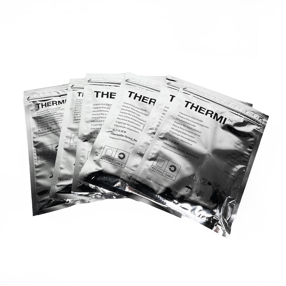 THERMI™ Disposable Dispersive Electrosurgical Pads 2130ac Cable Exp2018 (x6 Pcs)
