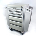 Medical Mobile Storage Crash Rolling PVC Cart Multi-Purpose Clinical w/Drawers