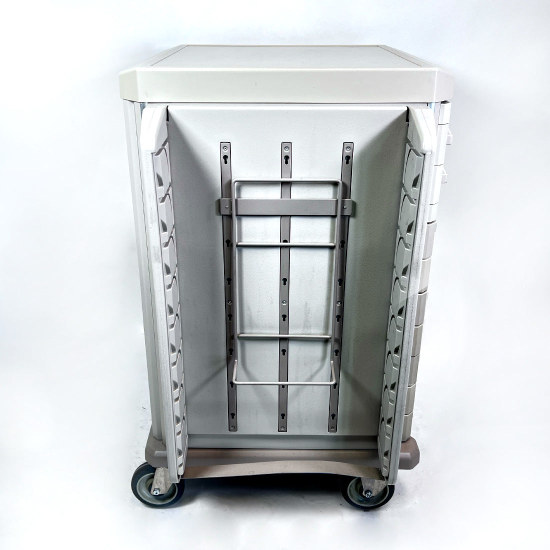 Medical Mobile Storage Crash Rolling PVC Cart Multi-Purpose Clinical w/Drawers