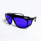 Laser Operator Safety Glasses Purple Tint 190-400nm OD5+ 585-595nm OD6.5+