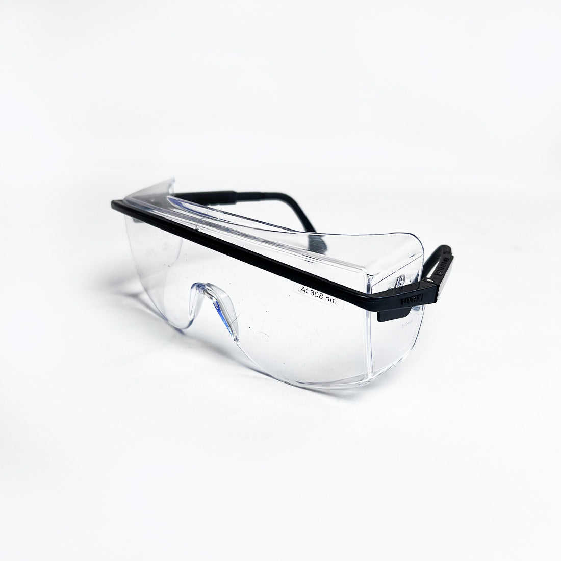 Operator Safety Glasses Eyewear 308 nm @ OD7 Clear Lens Uvex Black Frame