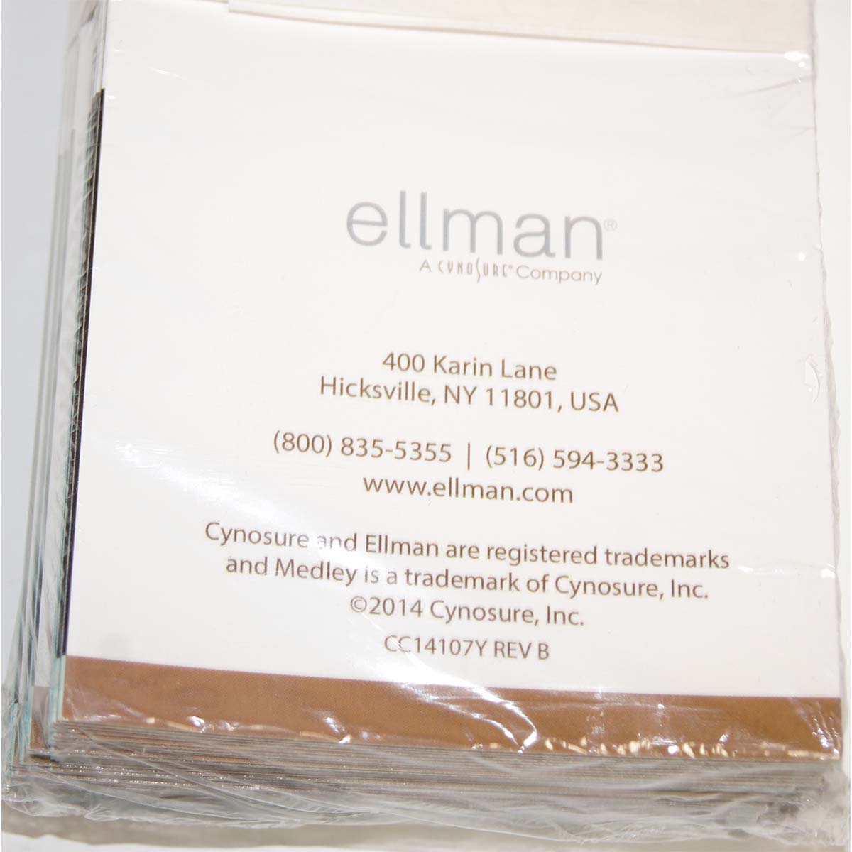Ellman Medley Permanent Hair Reduction Treatments Pamphlet CC14107Y Rev B 50pk