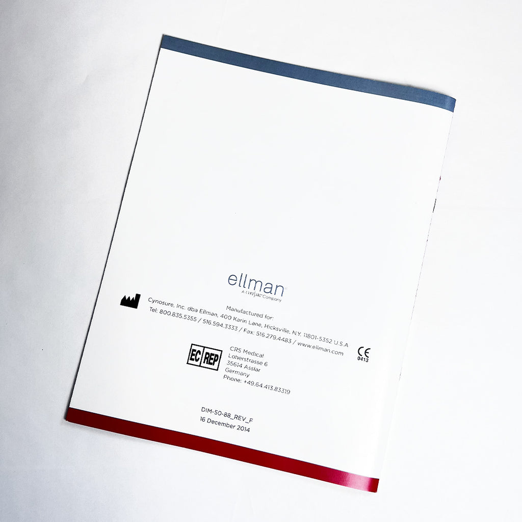Ellman Sandstone Medley Multi-Function Laser Console Instruction Manual Guide