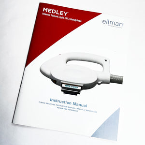 Ellman Sandstone Medley Laser IPL Handpiece Instruction Manual User Guide