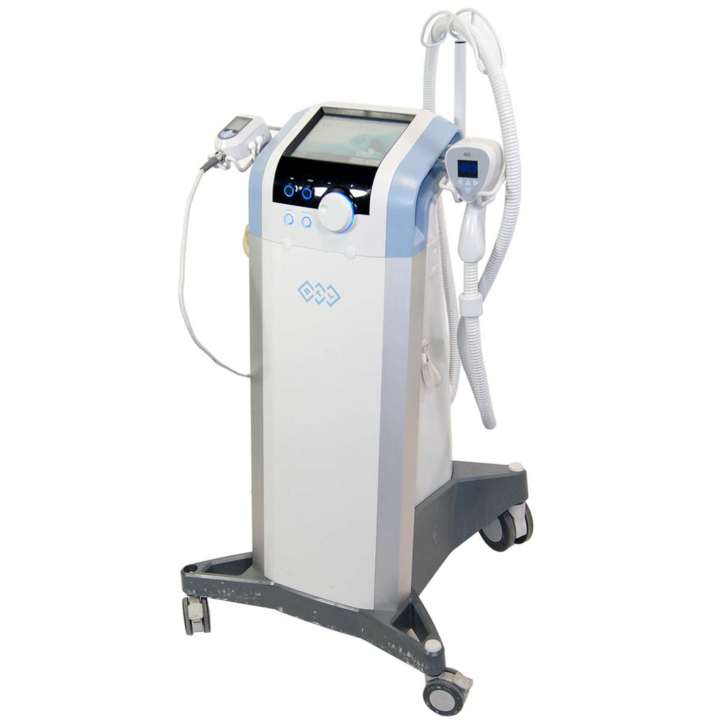 2016 BTl Exilis Ultra No Time Limit RF System Large and Small Power Handpieces
