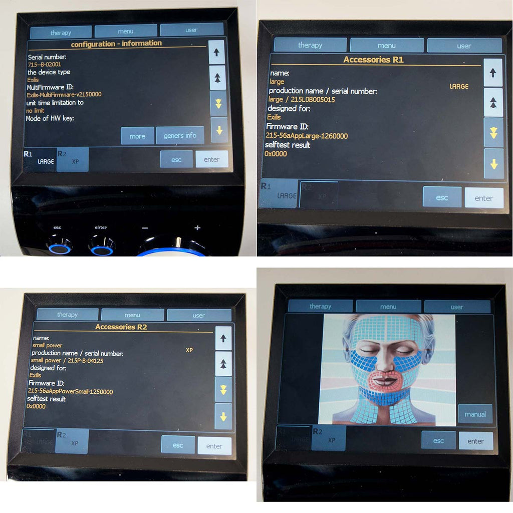 2016 BTl Exilis Ultra No Time Limit RF System Large and Small Power Handpieces