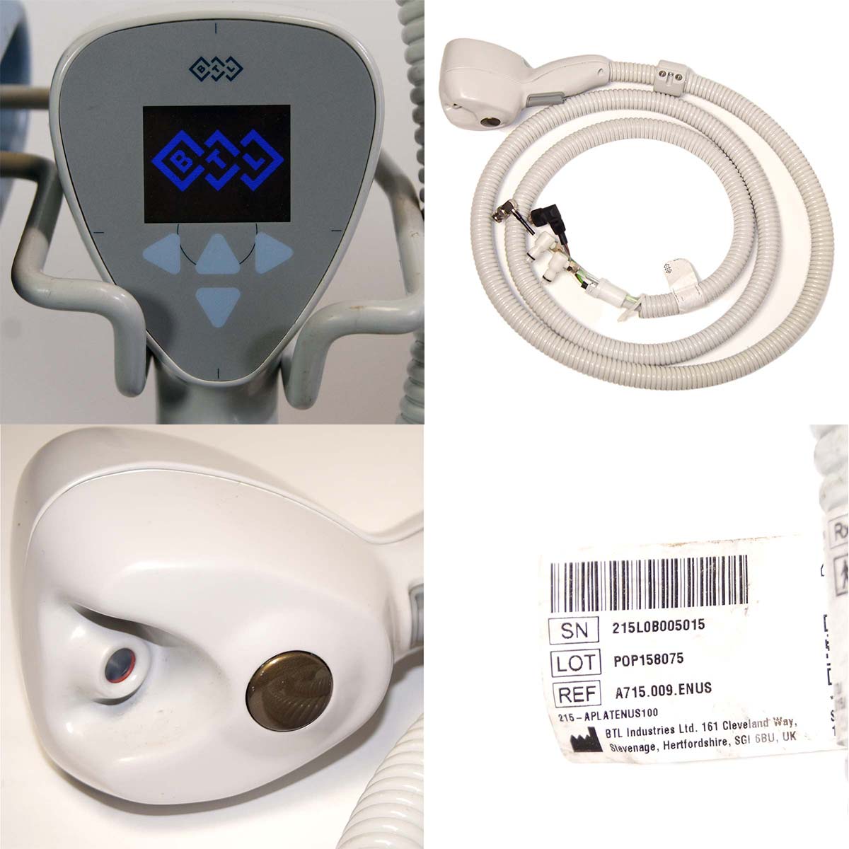 2016 BTl Exilis Ultra No Time Limit RF System Large and Small Power Handpieces