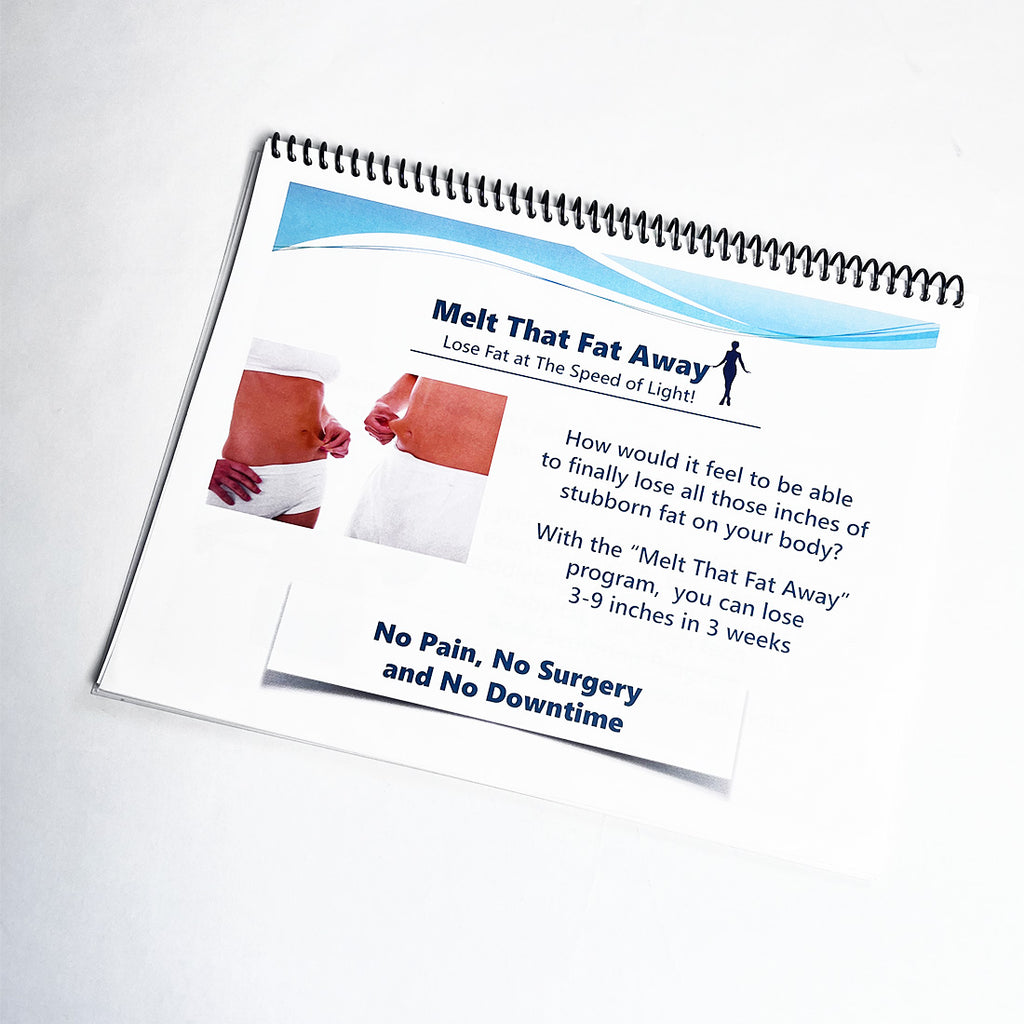 IdealLight LipoMelt "Melt That Fat Away" Consulting Brochure Before After Photos