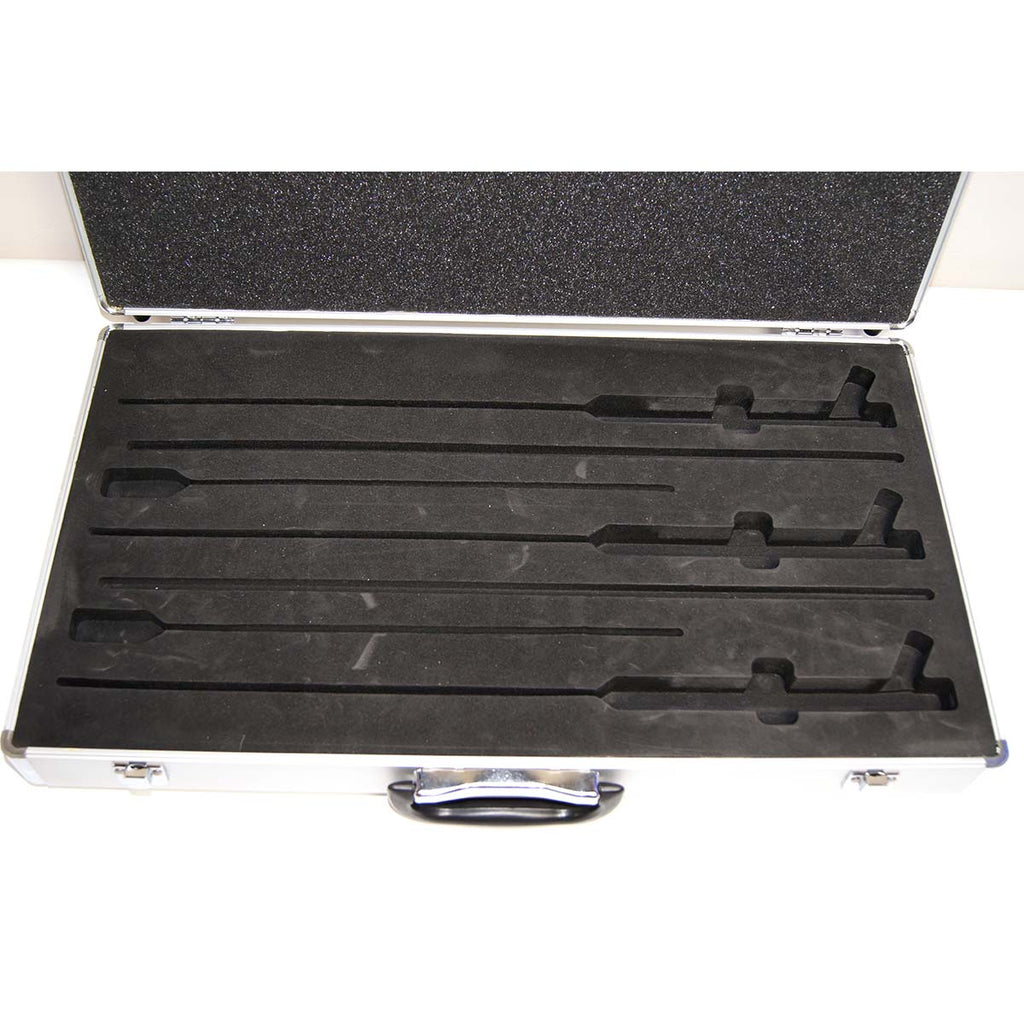 Alma Lasers Cannula Hardshell Case Holds 5 Long Cannulas within Die Cut Inserts