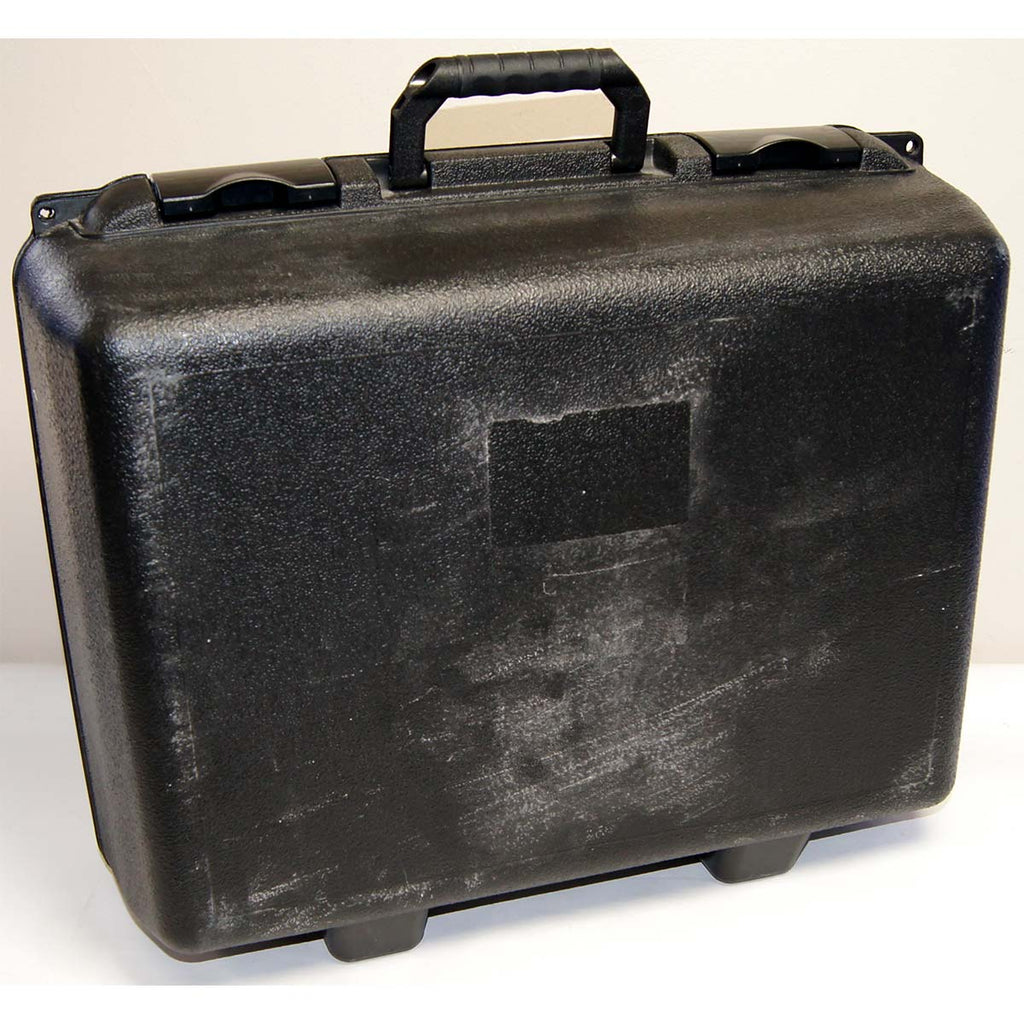Black Hardshell Plastic Case Trunk 21in x 16in x 9in Snap Tight Latches