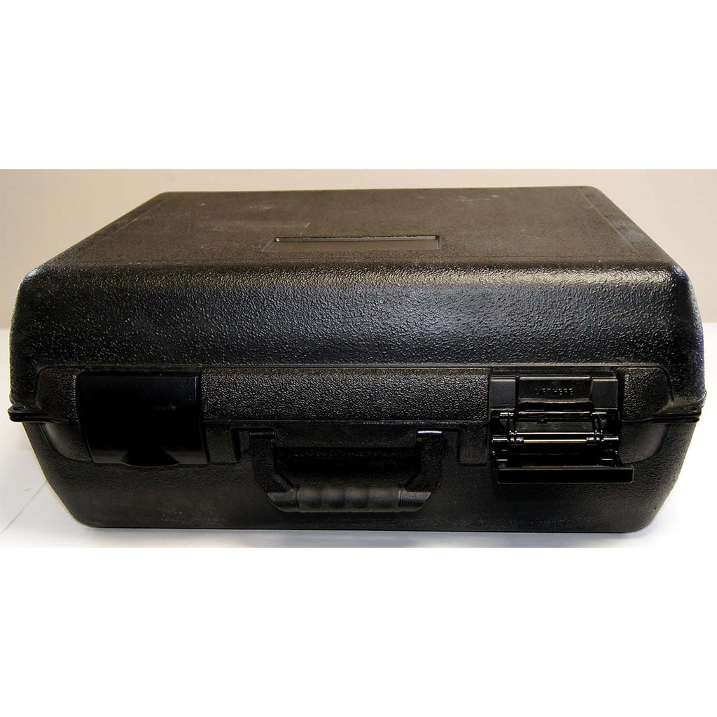 Black Hardshell Plastic Case Trunk 21in x 16in x 9in Snap Tight Latches