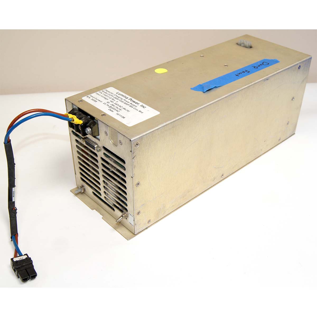 Lumina Power 220V Power Supply CCPF-38000 - Dump Fault - Sold for Parts As-Is