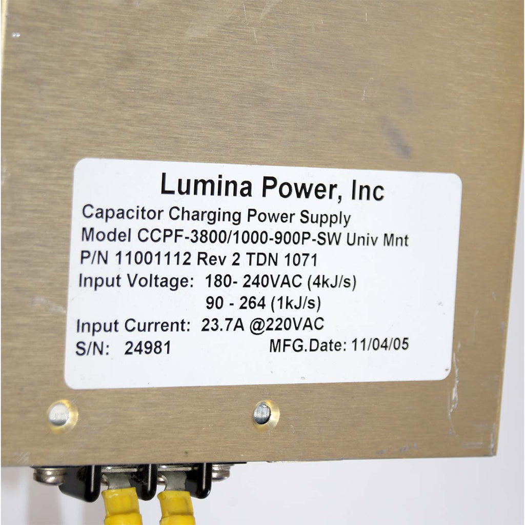 Lumina Power 220V Power Supply CCPF-38000 -Non Functional- Sold for Parts As-Is