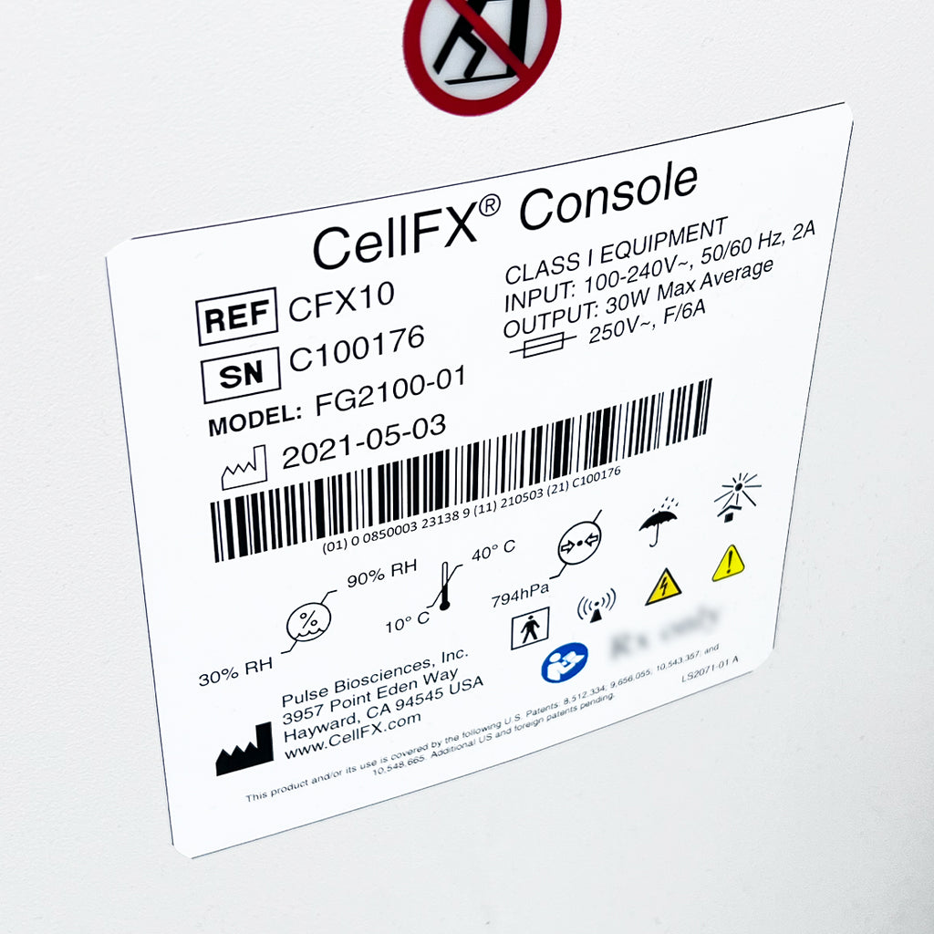 2021 CellFX Console CFX10 Skin Resurface Treatment Benign Lesions Warts Ablation