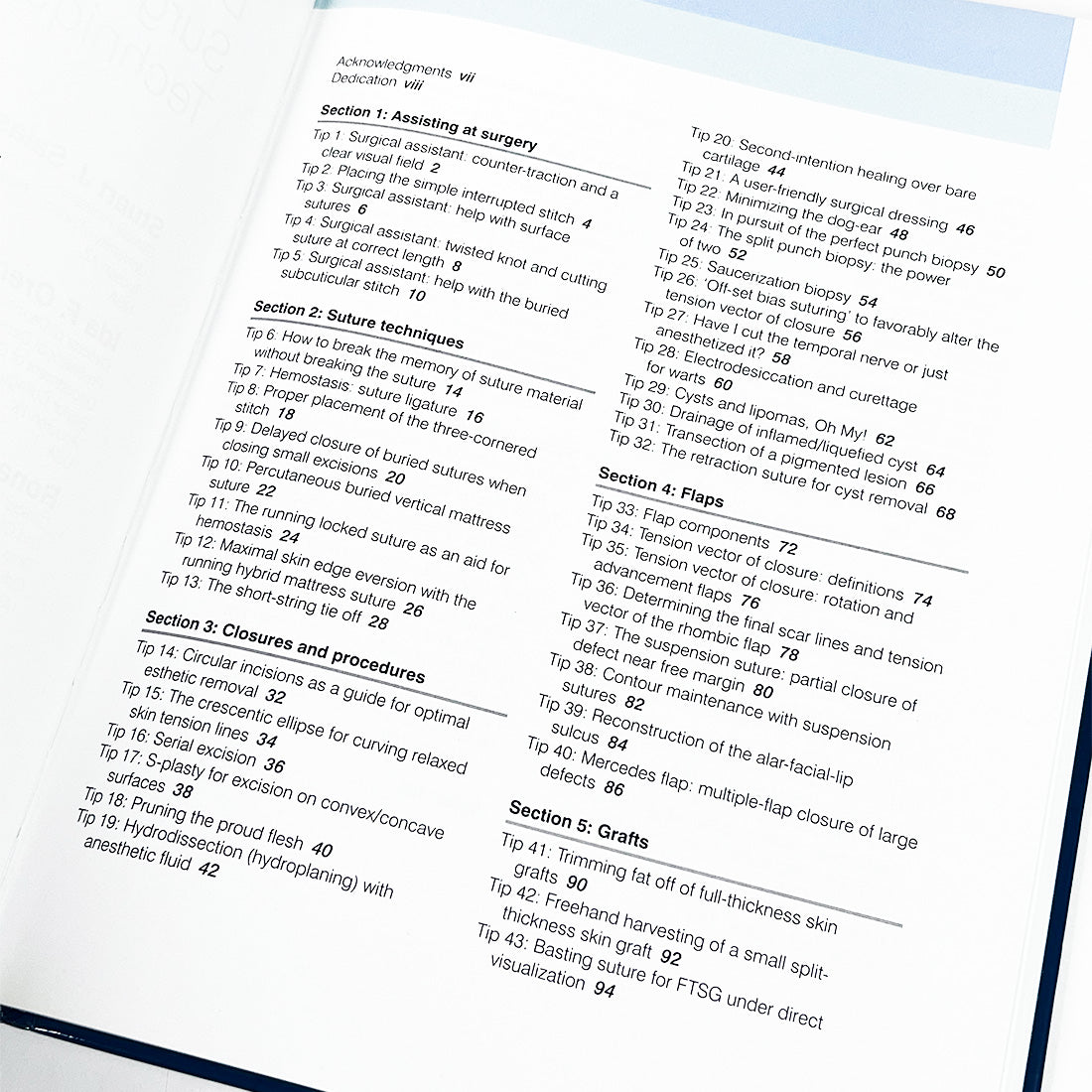 Dermatologic Surgery Tips and Techniques - 1st Edition HardCover TextBook