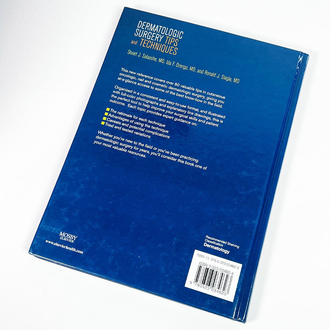 Dermatologic Surgery Tips and Techniques - 1st Edition HardCover TextBook