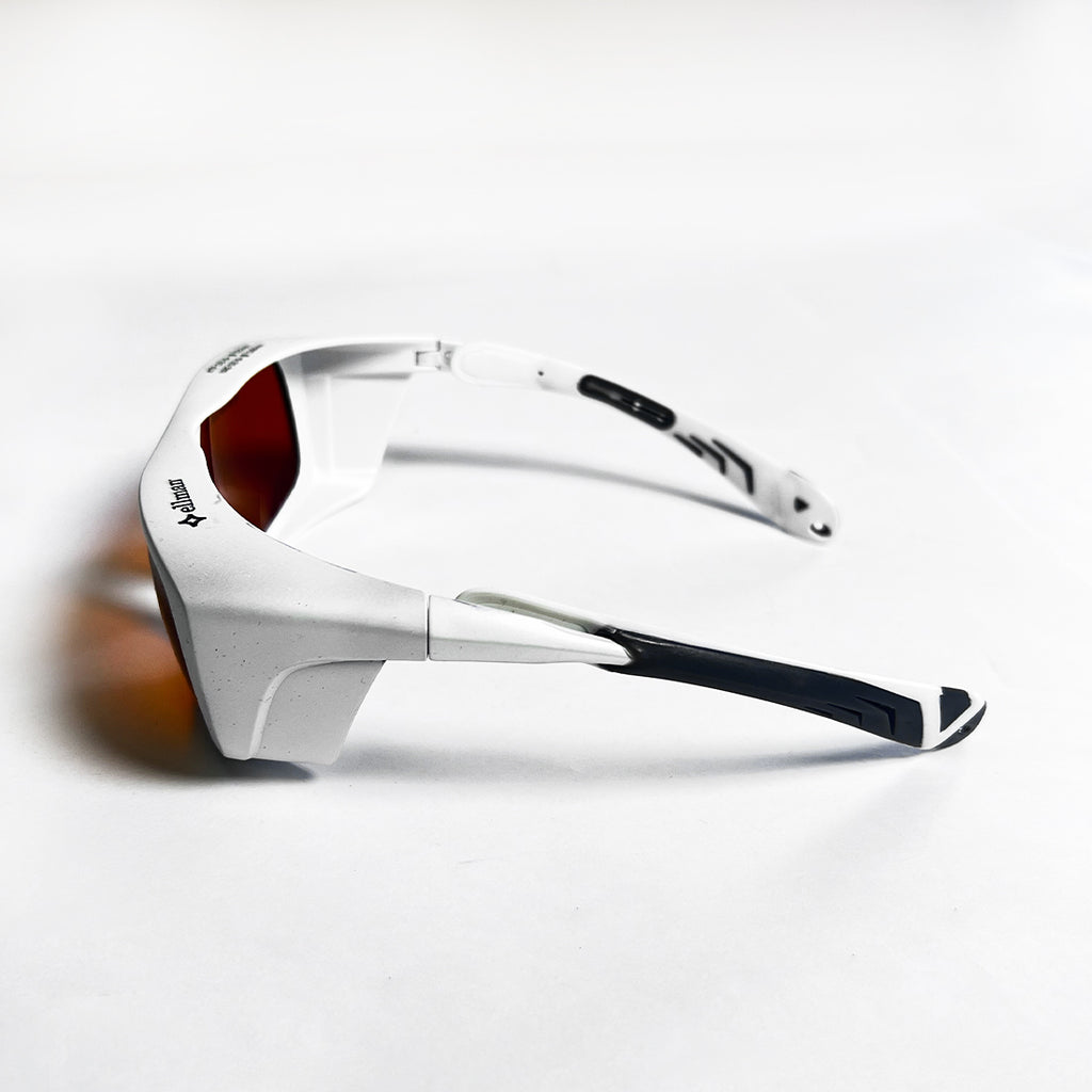 Ellman Univet KTP YAG Laser Safety Glasses PPE Orange Lens OD5 532/1064nm White
