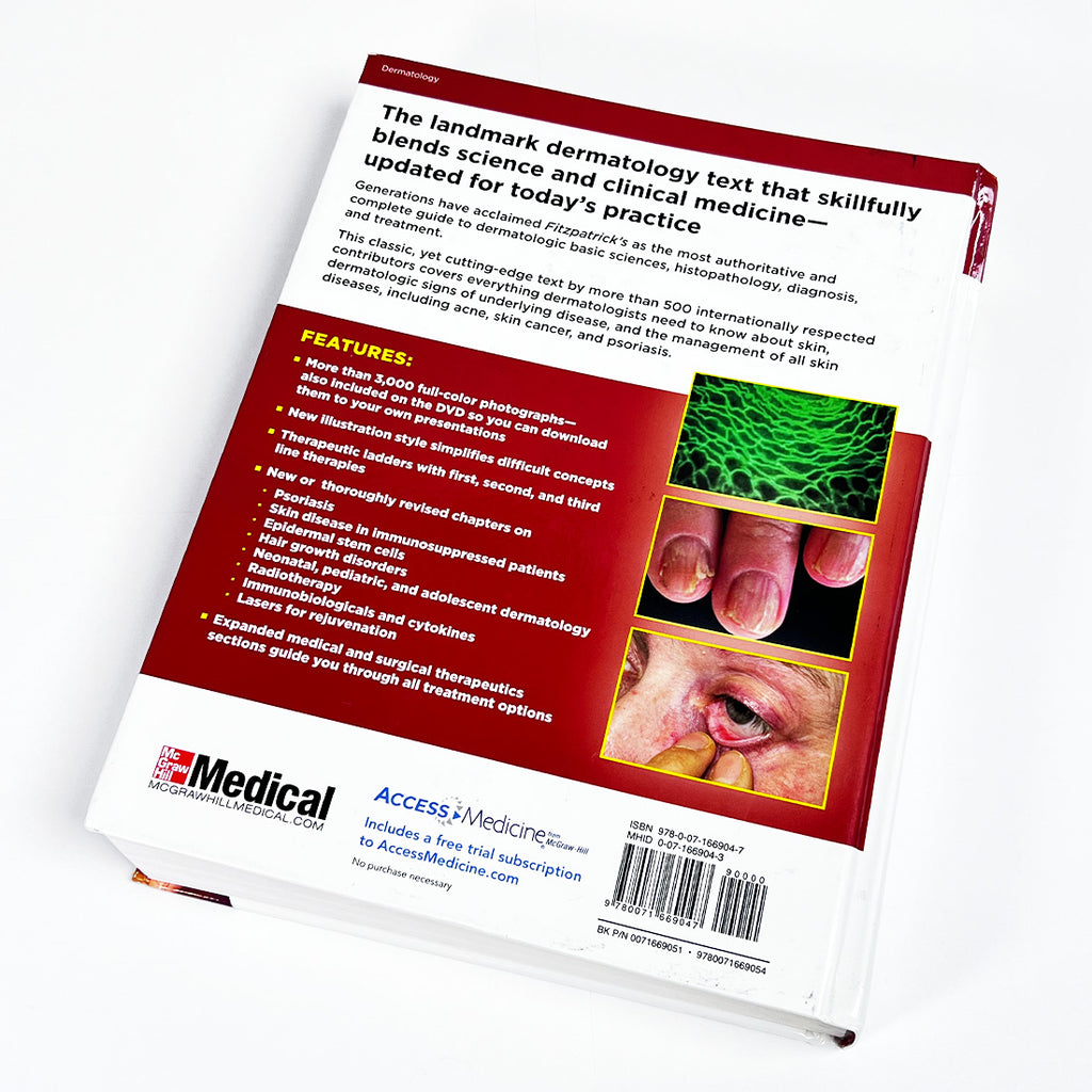 Fitzpatrick's Dermatology in General Medicine 8th Edition Hardcover Volume One