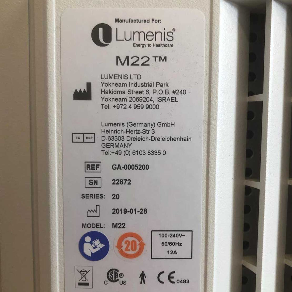 2019 Lumenis M22 IPL ResurFX IPL Nd YAG Laser Hair Removal Skin Rejuvenation