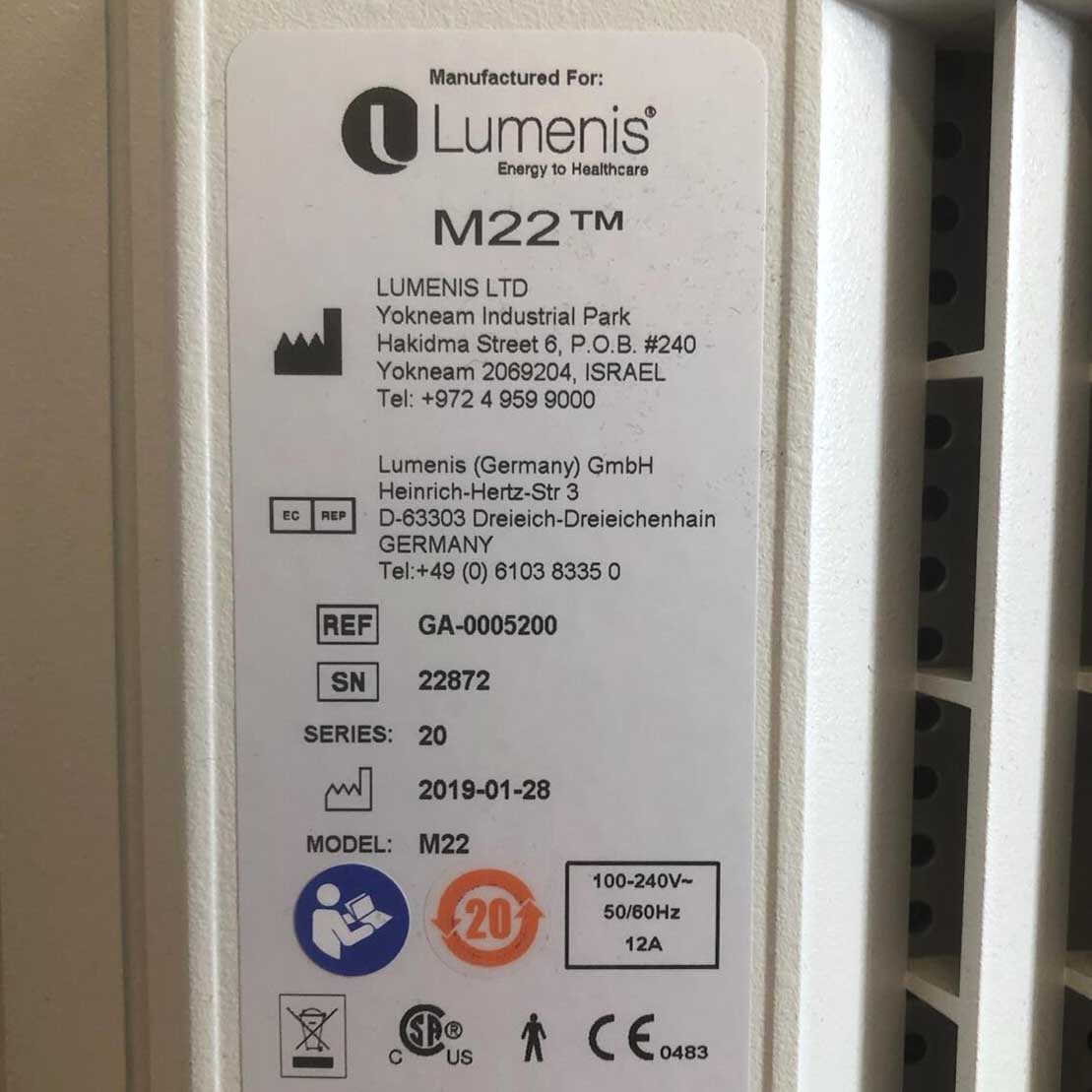2019 Lumenis M22 IPL ResurFX IPL Nd YAG Laser Hair Removal Skin Rejuvenation
