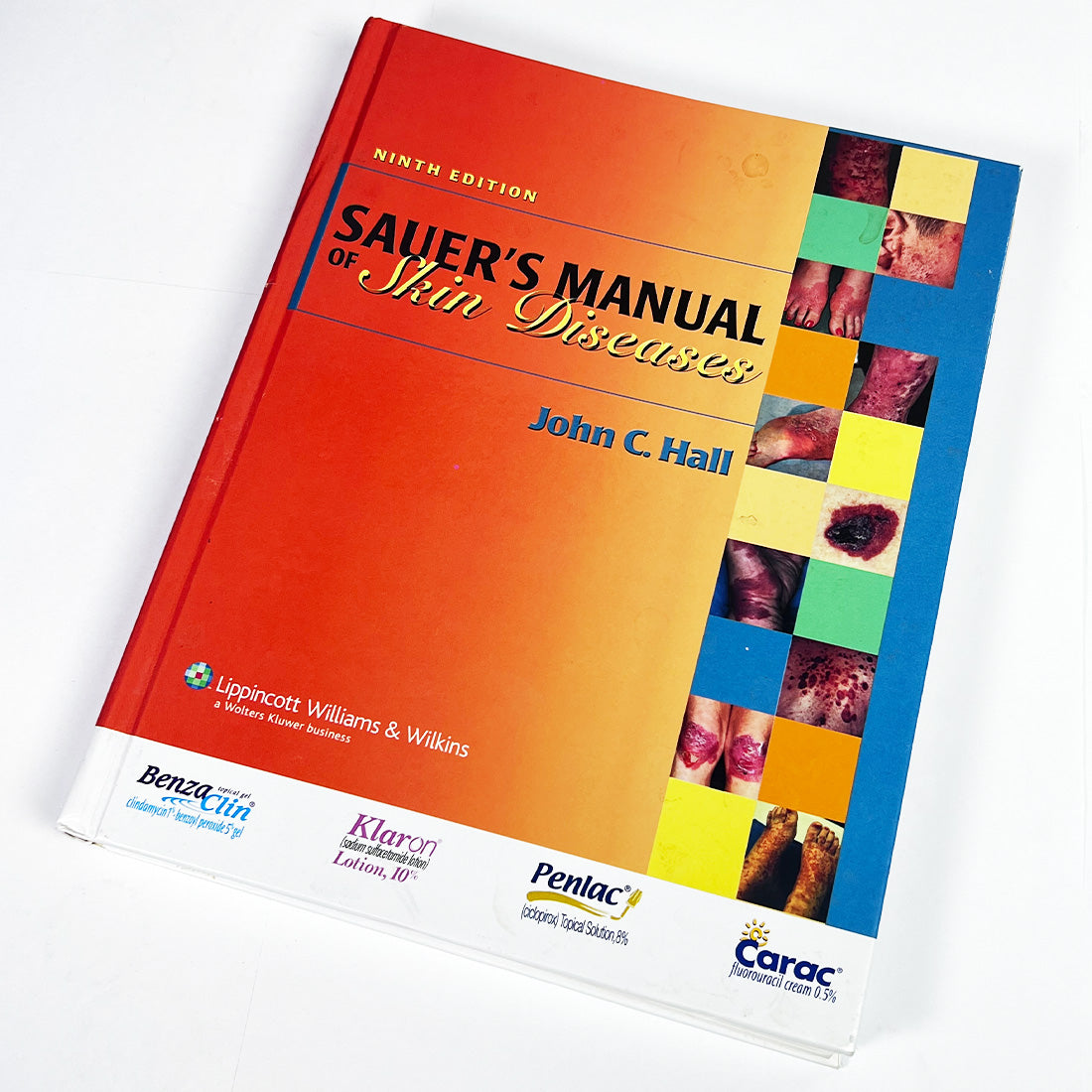Sauer's Manual of Skin Diseases 9th Edition Hardcover Textbook Ninth Book