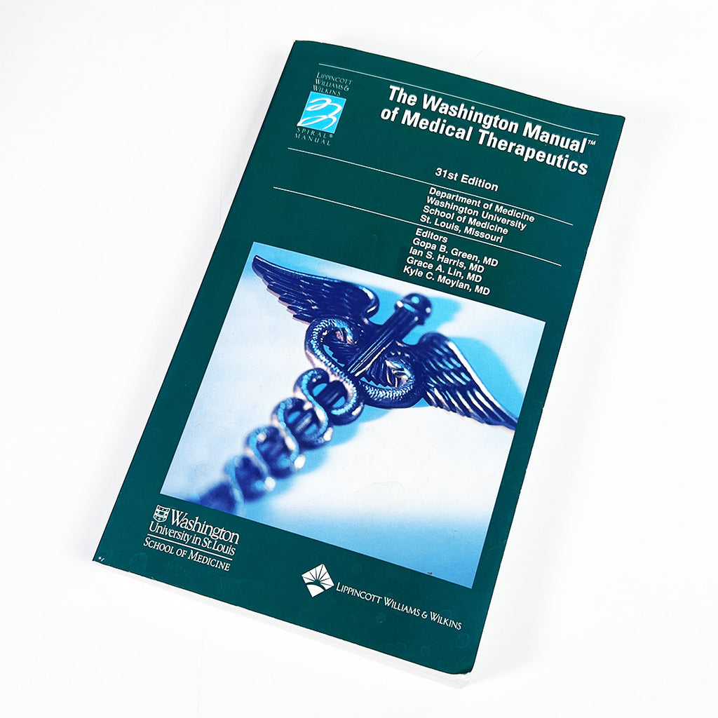 The Washington Manual of Medical Therapeutics - 31st Edition Paperback TextBook