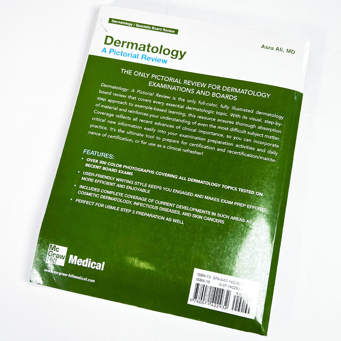 Dermatology: A Pictorial Review 1st Edition Paperback TextBook 0071422935