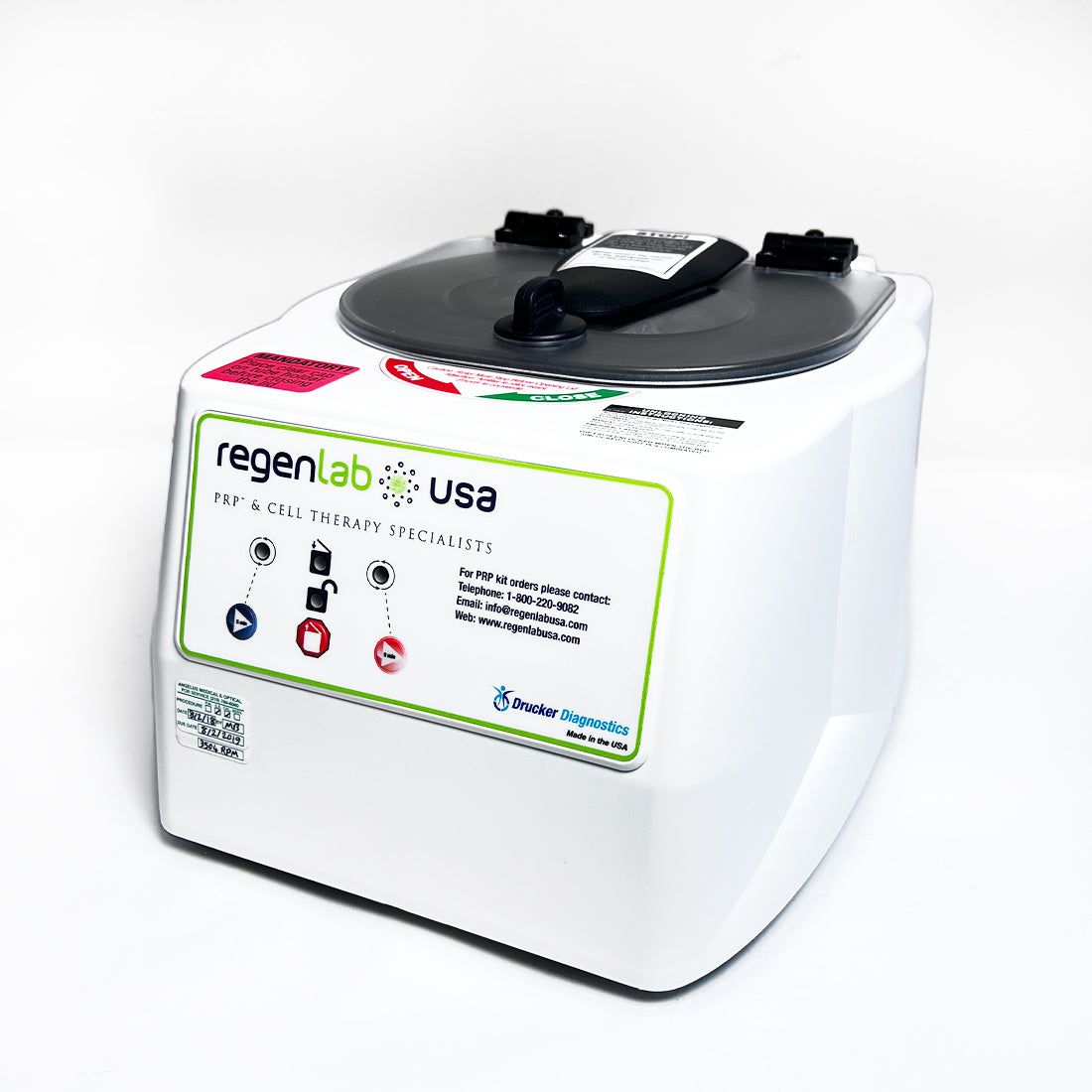 Drucker Diagnostics 642VFD Plus RegenLab PRP Centrifuge Laboratory 642 VFD +