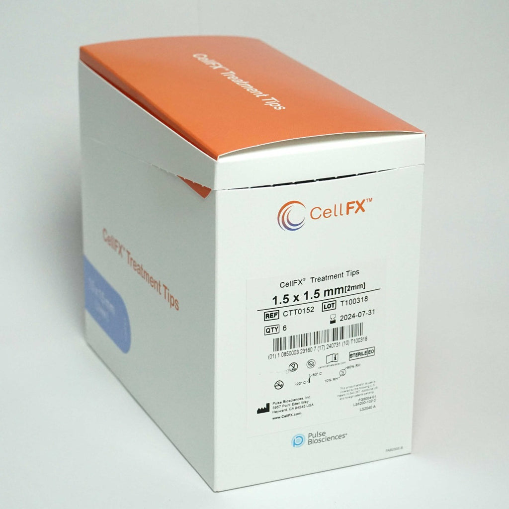 Pulse Biosciences CellFX 1.5x1.5mm Handpiece Treatment Tips CTT0152 Exp3/24 x6pc