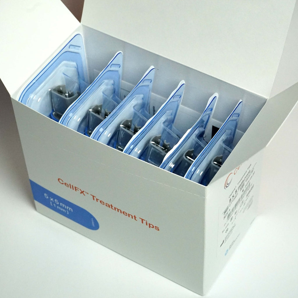 Pulse Biosciences CellFX 5x5 mm Handpiece Treatment Tips CTT0501 Exp5/2024 x6 pc