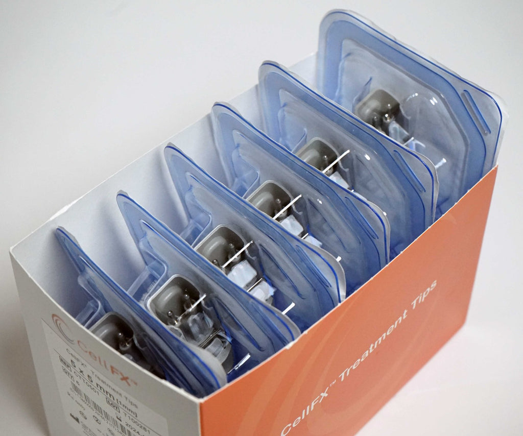 Pulse Biosciences CellFX 5x5mm Handpiece Treatment Tips CTT0501 Exp3/24 (x6 pcs)