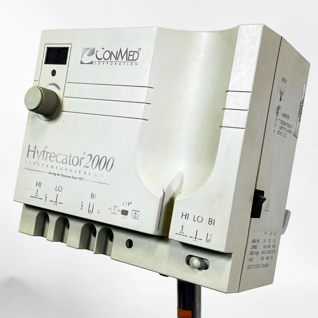 ConMed Hyfrecator 2000 Electrosurgical Unit with Rolling Stand 110V ESU