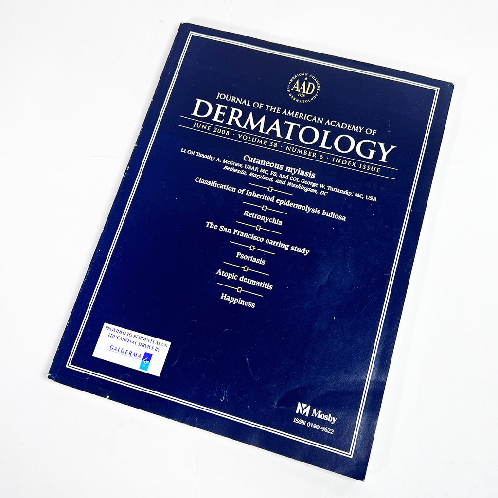 JAAD Magazine Cutaneous Myiasis June 2008 Vol-58 #6 Pages 907-1126 Dermatology