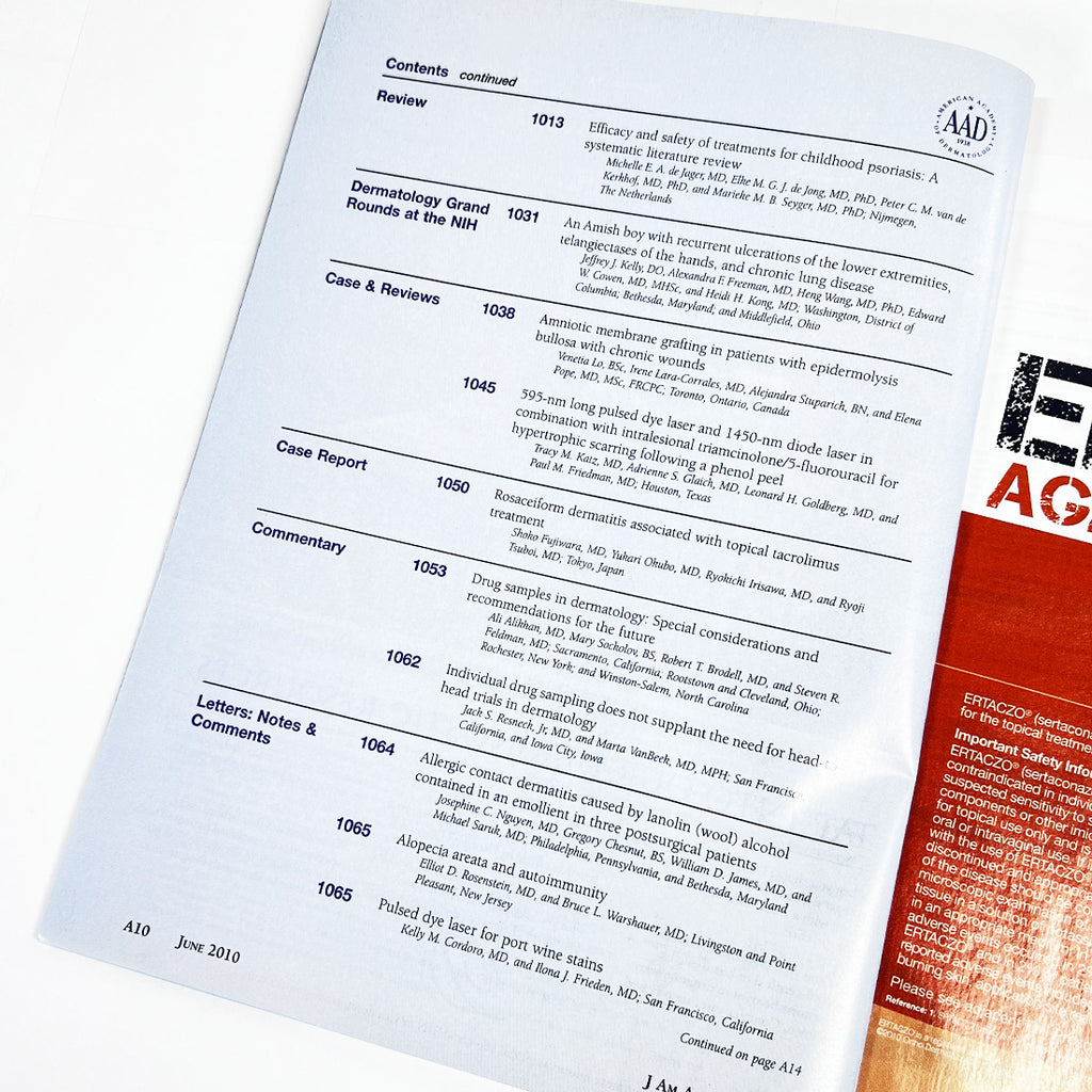 JAAD Magazine Thermotherapy in Dermatologic Infections June 2010 V62 #6 909-1120