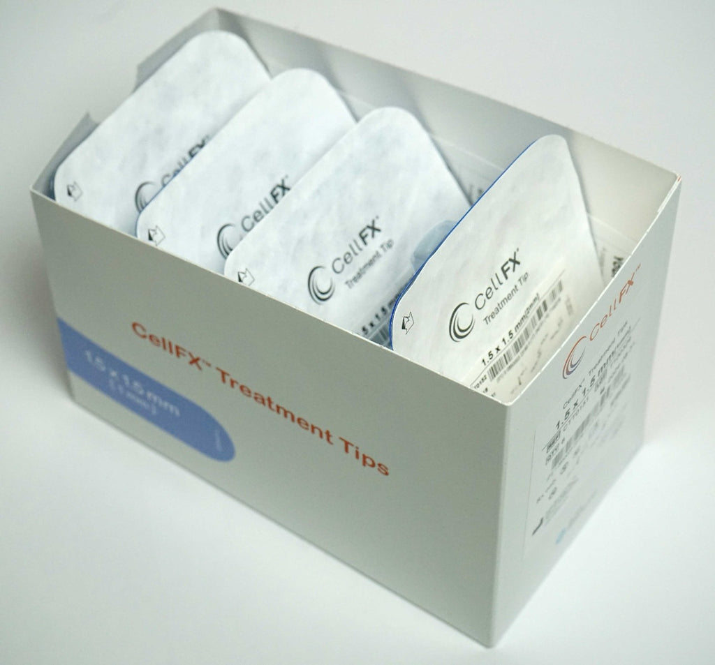 Pulse Biosciences CellFX 1.5x1.5mm Handpiece Treatment Tips CTT0151 Exp8/24 x4pc
